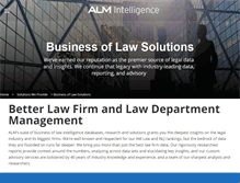 Tablet Screenshot of almlegalintel.com